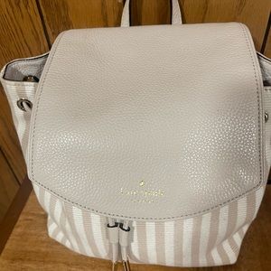 Kate Spade ♠️ " Mulberry St Breezy Striped Backpack
